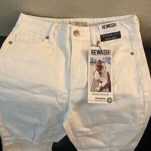 White high rise jogger jeans - Size 1/25